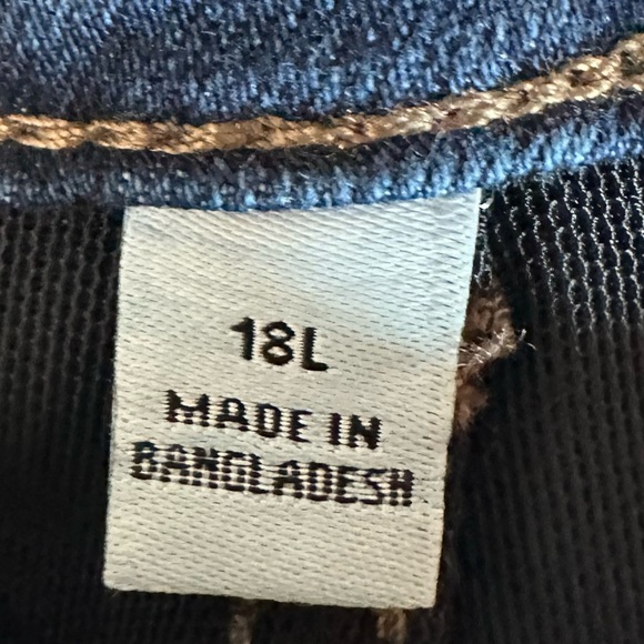 Lane Bryant super stretch tighter tummy fit boot cut high rise long plus size - Picture 6 of 12